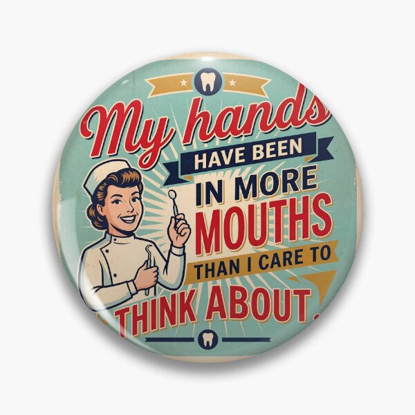 Item preview, Retro Dental Assistant Humor Vintage Dentist designed and sold by ThreadRiotTees.