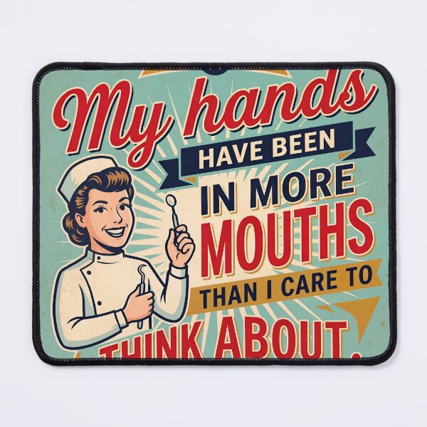 Item preview, Retro Dental Assistant Humor Vintage Dentist designed and sold by ThreadRiotTees.