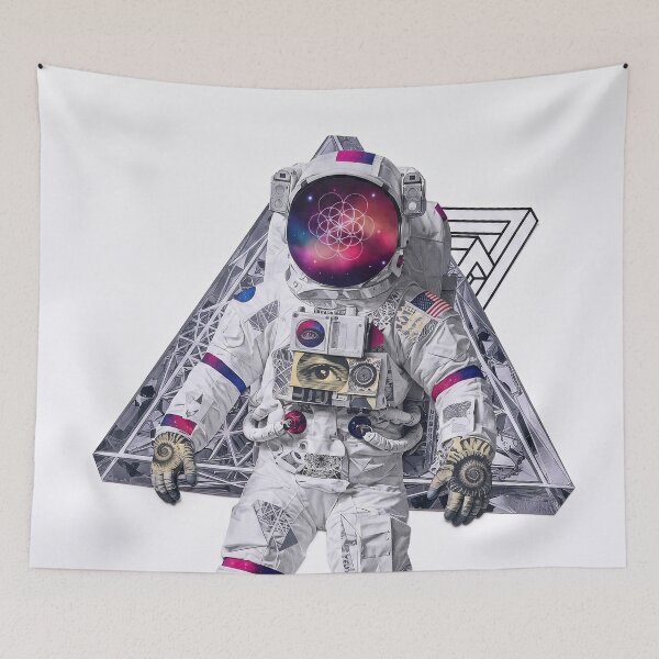 Item preview, Cosmic Consciousness Astronaut  Art designed and sold by Mystikos Art.