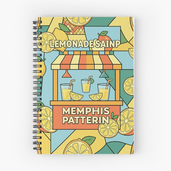 Item preview, Summer Lemonade Stand Memphis Pattern designed and sold by DIUMERI.