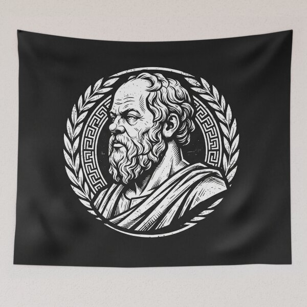 Item preview, Classic Socrates Ancient Greek Philosophy Portrait designed and sold by Owcomm.