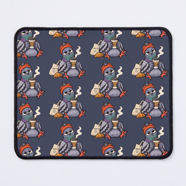 Item preview, Chill Pigeon with Coffee designed and sold by YanaEngelbrecht.