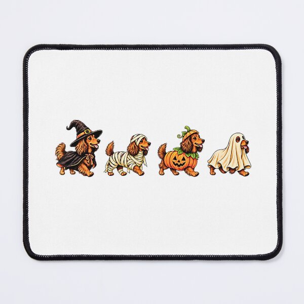 Item preview, Halloween Dachshund Costume Parade Cute Spooky Dog designed and sold by Rahamkshop.