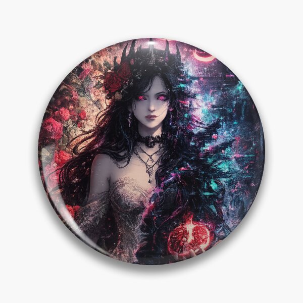Item preview, Persephone Art – Glitch Goddess of the Underworld designed and sold by JupiterGlitchEmpire.