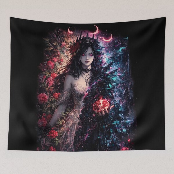 Item preview, Persephone Art – Glitch Goddess of the Underworld designed and sold by JupiterGlitchEmpire.