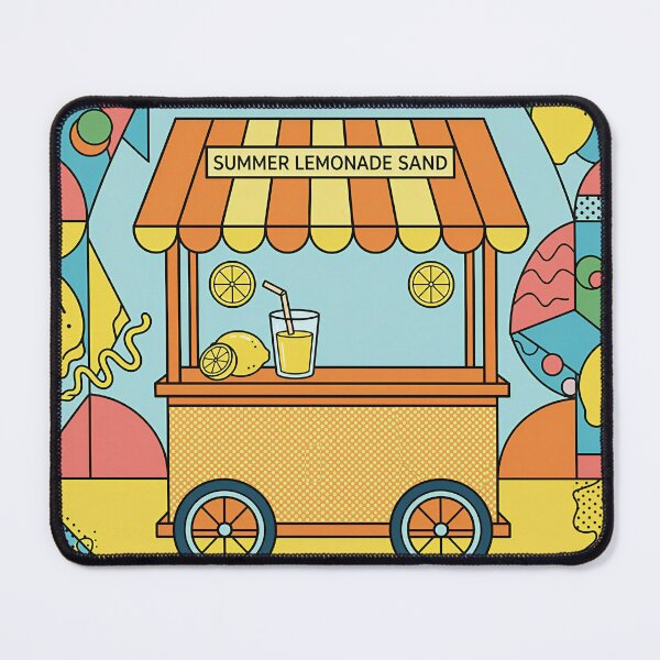 Item preview, Summer Lemonade Stand Memphis Pattern designed and sold by DIUMERI.