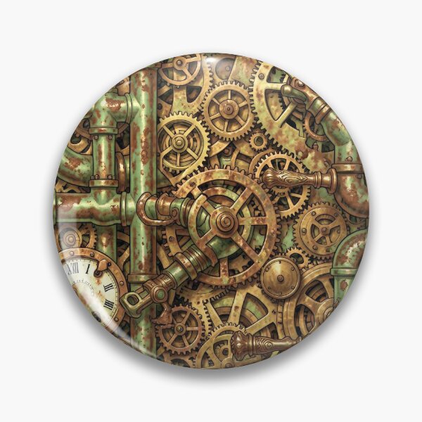Item preview, Victorian Grunge Steampunk Pattern designed and sold by Retro Art Factory.