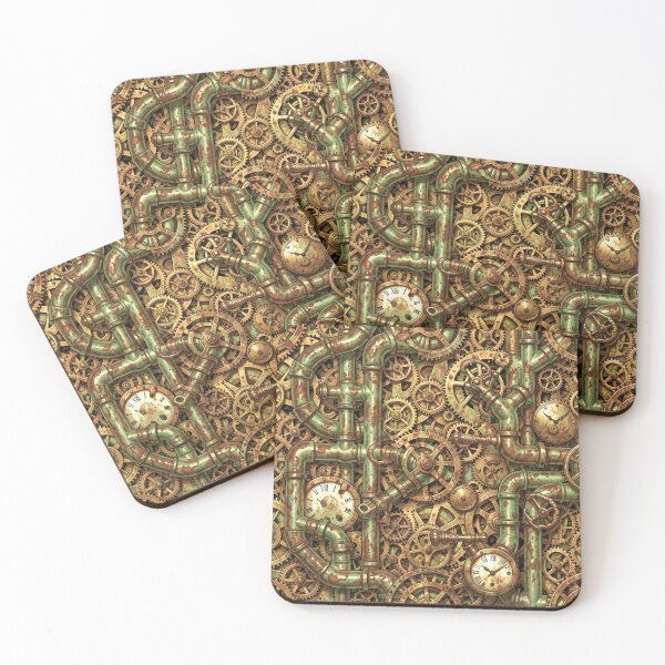 Item preview, Victorian Grunge Steampunk Pattern designed and sold by Retro Art Factory.