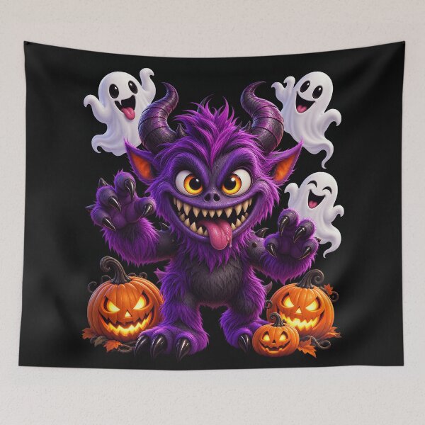 Item preview, Halloween Monster and Spooky Ghosts – Funny Scary Halloween designed and sold by ArtSpark Studio.