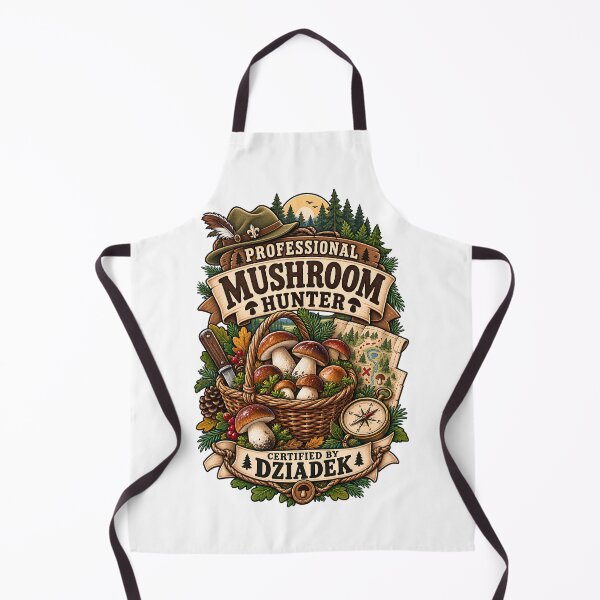 Item preview, Professional Mushroom Hunter Certified By Dziadek - Funny Polish Grandpa Mushroom Picking Gift for Grandkids designed and sold by Neurospicy Trolls.