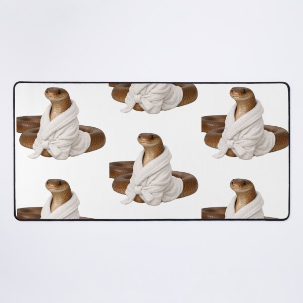 Item preview, Eastern Brown Snake in a White Bathrobe designed and sold by Sillytoe.