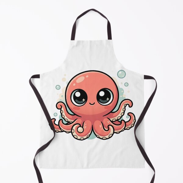 Item preview, Cute Round Octopus Holding A Tiny Pearl designed and sold by The Mellonaire.