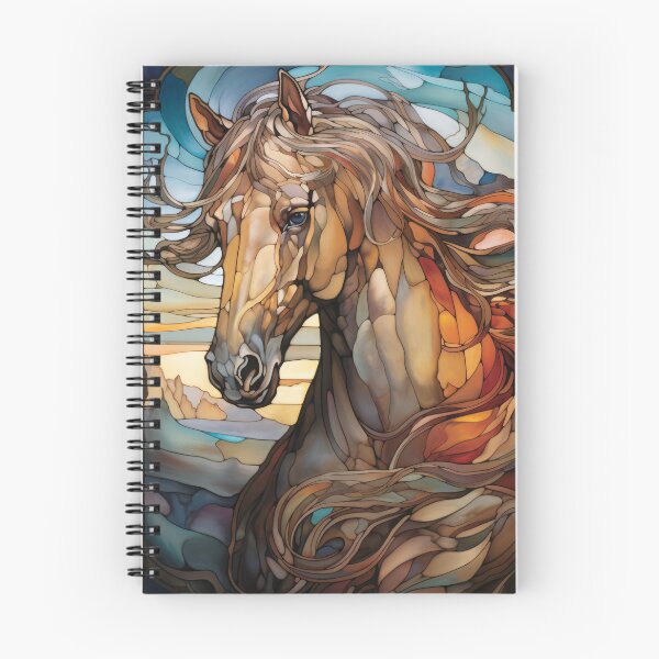 Item preview, Wild Horse Stained Glass Artwork designed and sold by pinkal.