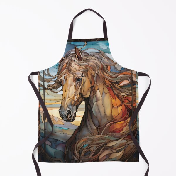 Item preview, Wild Horse Stained Glass Artwork designed and sold by pinkal.
