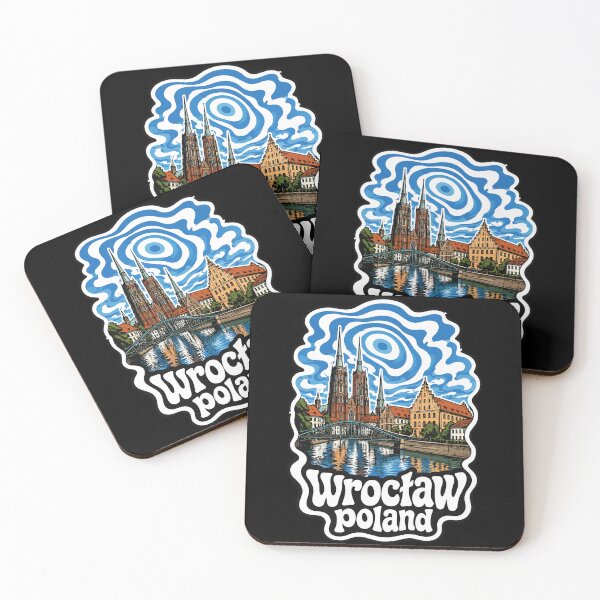 Item preview, Wroclaw Poland Trippy Art Travel designed and sold by TomFrontierArt.