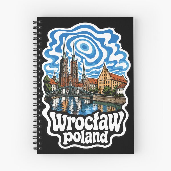 Item preview, Wroclaw Poland Trippy Art Travel designed and sold by TomFrontierArt.