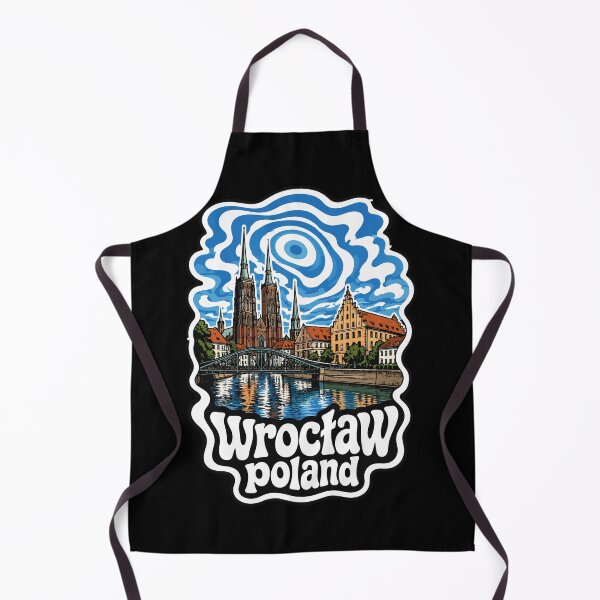 Item preview, Wroclaw Poland Trippy Art Travel designed and sold by TomFrontierArt.
