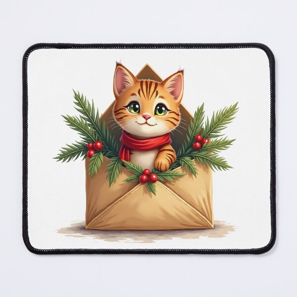 Item preview, Kitty Christmas Post Office – Christmas Kitten Letter designed and sold by ArtemisEutopia.