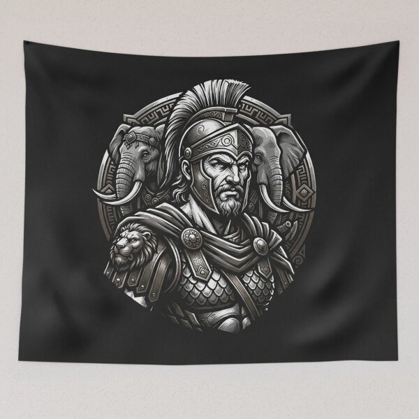 Item preview, Hannibal Barca Ancient Carthaginian General Military Commander designed and sold by Owcomm.