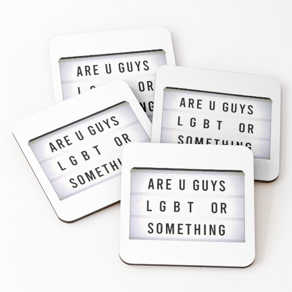 Item preview, Are You Guys LGBT or Something Funny Quote Meme designed and sold by EVGLST.