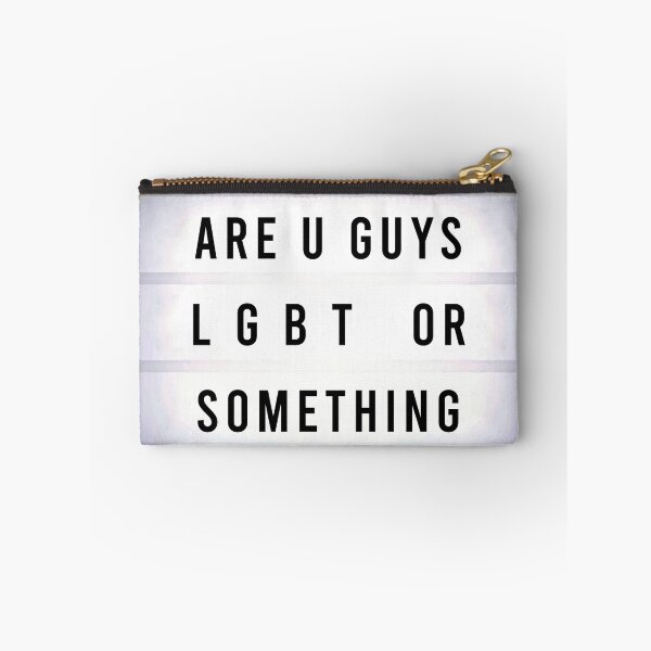 Item preview, Are You Guys LGBT or Something Funny Quote Meme designed and sold by EVGLST.
