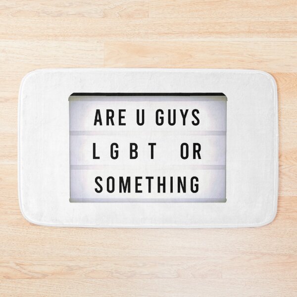 Item preview, Are You Guys LGBT or Something Funny Quote Meme designed and sold by EVGLST.