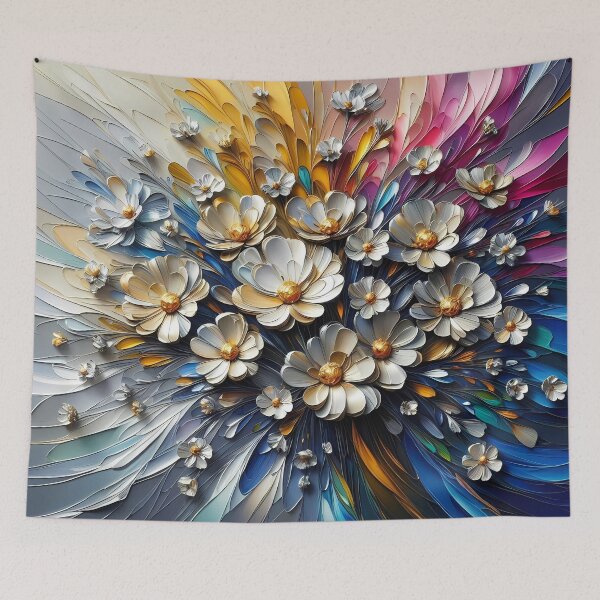 Item preview, Metallic Daisies designed and sold by Visual Nomad Club.