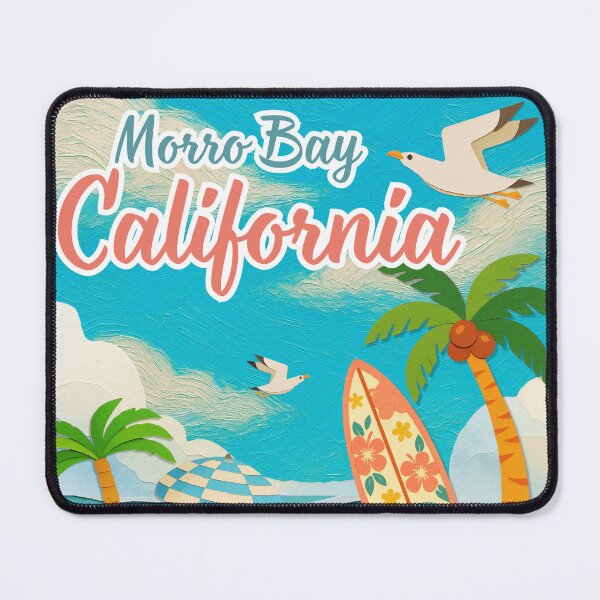 Item preview, Morro Bay California Beach Retro Travel Souvenir designed and sold by DonnaRaine.