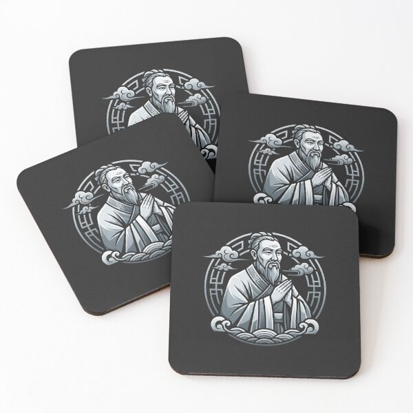 Item preview, Confucius Wise Philosopher Asian Heritage Portrait designed and sold by Owcomm.