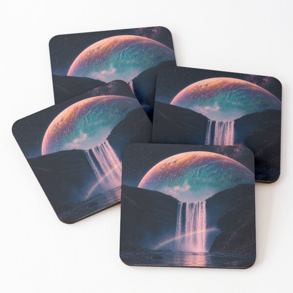 Item preview, Waterfall at the Edge of the Universe designed and sold by H-Tsvetkova.