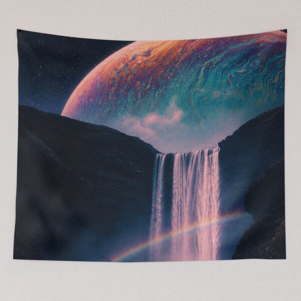 Item preview, Waterfall at the Edge of the Universe designed and sold by H-Tsvetkova.