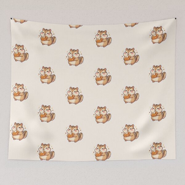 Item preview, Chipmunk With Pumpkin Pie designed and sold by Cerys-GS.