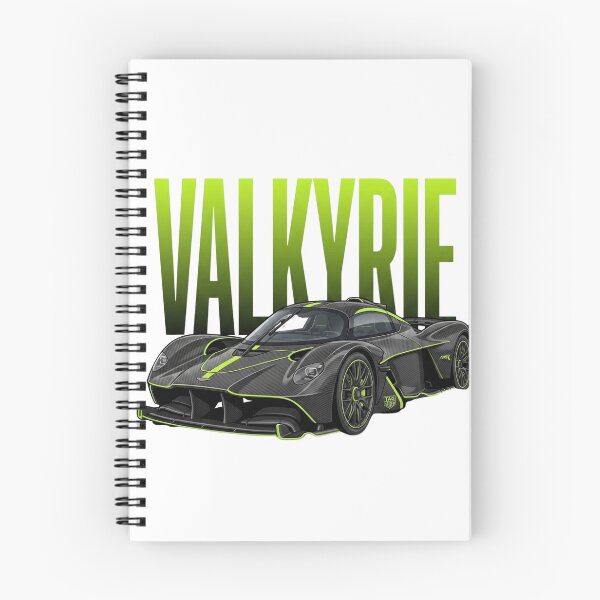 Item preview, Aston Martin Valkyrie Carbon Fibre Lime British Hypercar Vector Art designed and sold by Motorline44.