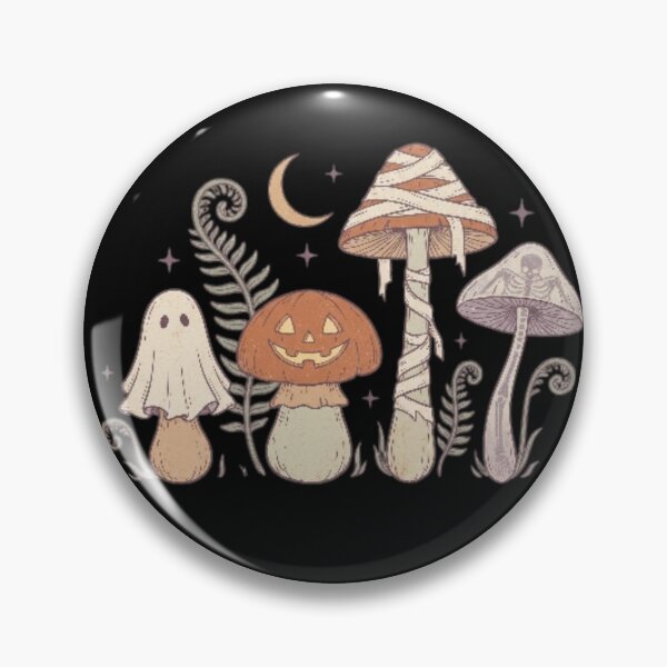 Item preview, Spooky Mushroom Field Guide Halloween Forest designed and sold by Artwork-Station.
