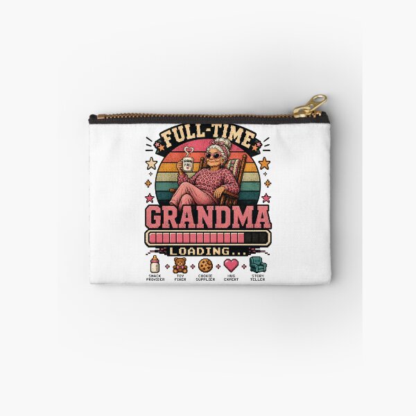 Item preview, Full-Time Grandma Loading - Funny Retro Grandma Retirement Gift Snack Provider designed and sold by Neurospicy Trolls.