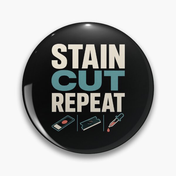 Item preview, Cut Stain Repeat Funny Histotechnologist Histology Lab Gift designed and sold by DreamLayerStudio.