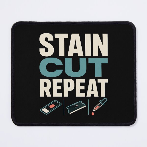 Item preview, Cut Stain Repeat Funny Histotechnologist Histology Lab Gift designed and sold by DreamLayerStudio.