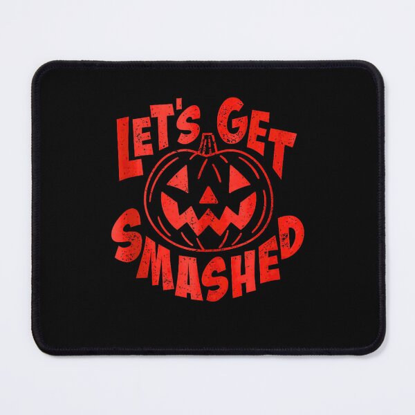 Item preview, Let's Get Smashed Funny Halloween Beer Pumpkin Drinking Party designed and sold by Rahamkshop.