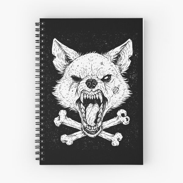 Item preview, Snarling Wolf Crossbones designed and sold by folskullyz.
