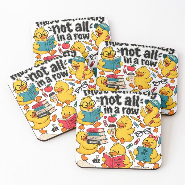 Item preview, Funny Teacher Classroom Chaos Most Definitely Not All In A Row designed and sold by Nordo Studio.