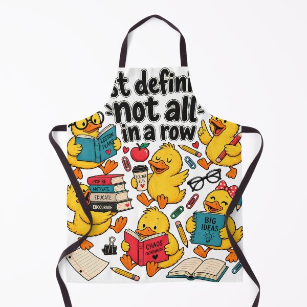 Item preview, Funny Teacher Classroom Chaos Most Definitely Not All In A Row designed and sold by Nordo Studio.