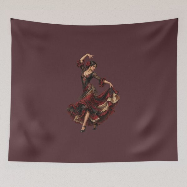 Item preview, Classical Flamenco Dancer Art designed and sold by PrintGo26.