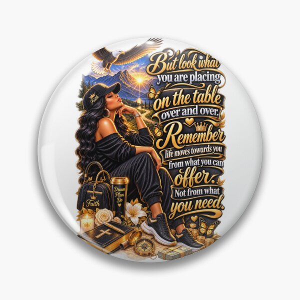 Item preview, African America Woman faith and succes Art - Motivaional Christmas Wall Art designed and sold by LC&LCPlatform.