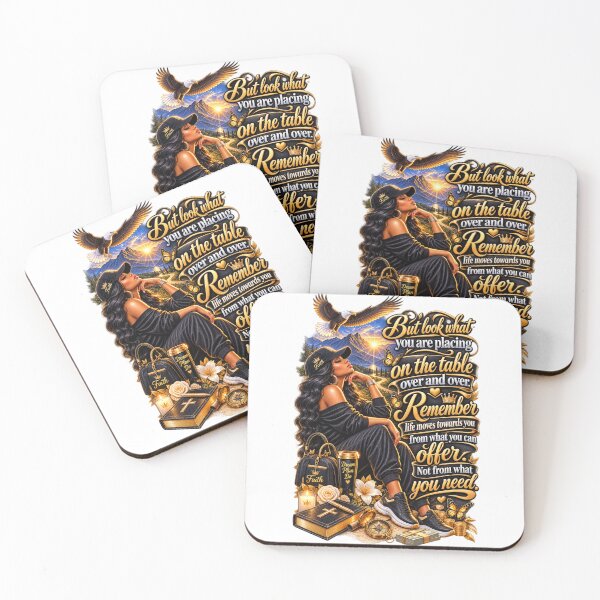 Item preview, African America Woman faith and successes Art - Motivational Christmas Wall Art designed and sold by LC&LCPlatform.