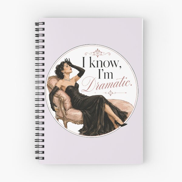 Item preview, I Know, I’m Dramatic | Funny Dramatic Woman Vintage Glamour Aesthetic designed and sold by TheStephanieRome.