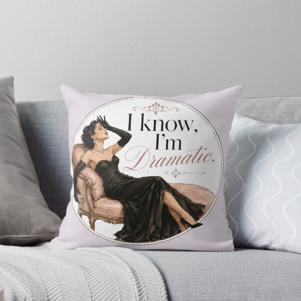 Item preview, I Know, I’m Dramatic | Funny Dramatic Woman Vintage Glamour Aesthetic designed and sold by TheStephanieRome.