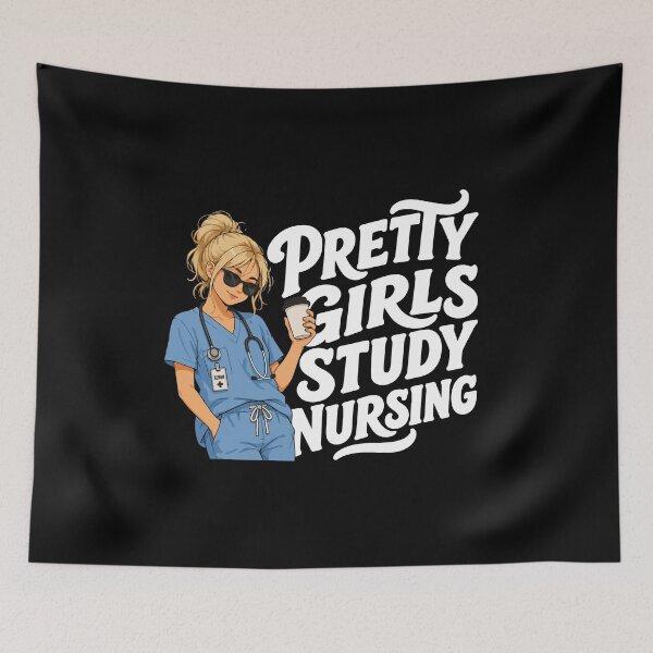 Item preview, NURSING STUDENT - PRETTY GIRLS STUDY NURSING designed and sold by YNELENT.