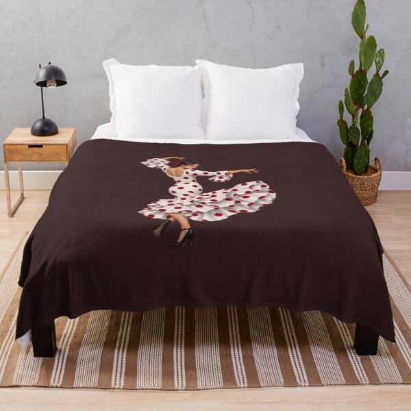 Item preview, Flamenco Dancer in Polka Dot Dress designed and sold by PrintGo26.