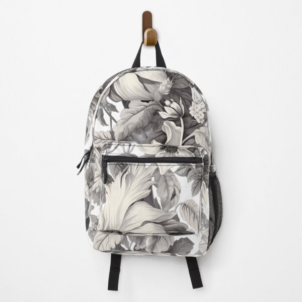 Item preview, Baroque Blossoms: Black & White Floral designed and sold by Brand Uno Studio.