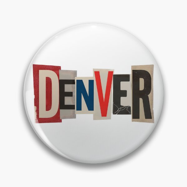 Item preview, Denver Ransom Letter Text Collage designed and sold by ThreadRiotTees.